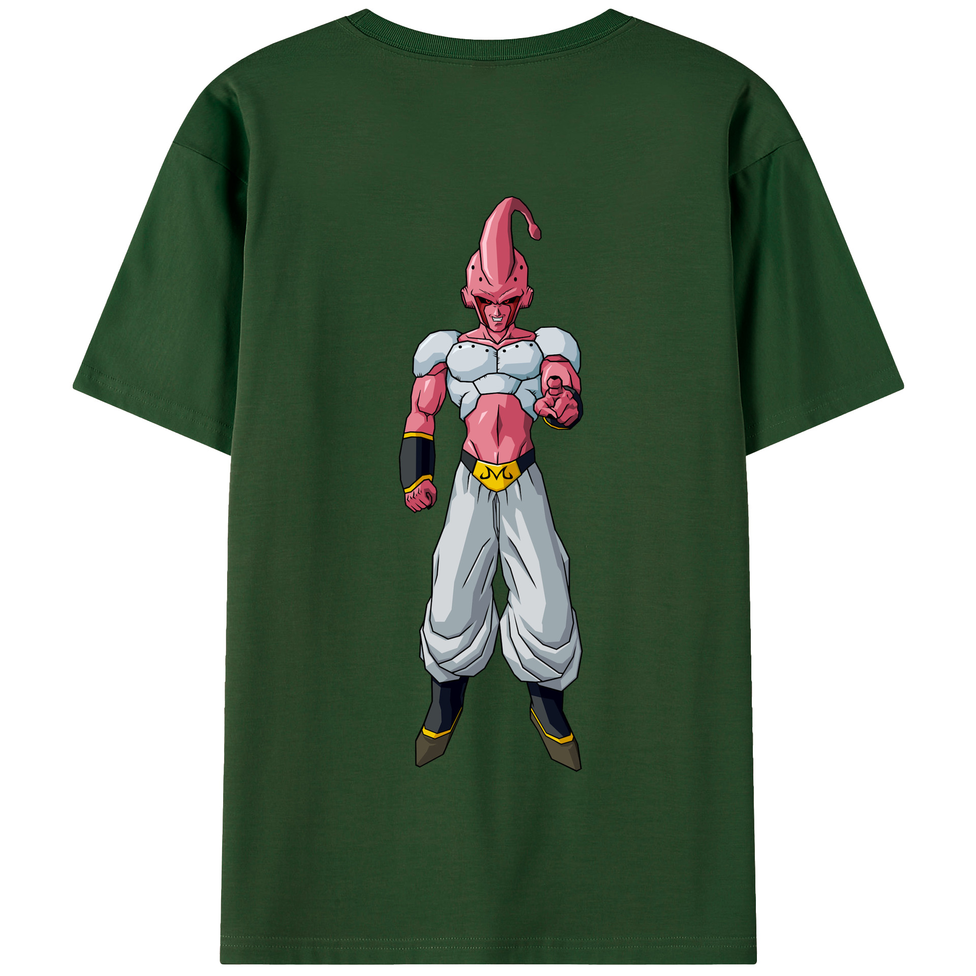 （画像用） ドラゴンボール 魔人ブウ DRAGON BALL Majin Buu 綿100％半袖Tシャツ（背面プリント）